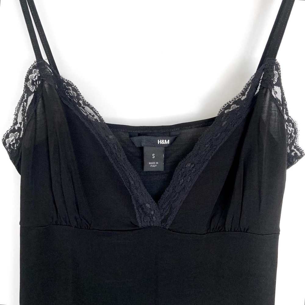 90s VINTAGE Lace Trim Camisole Cami Top Lingerie - Picture 2 of 5